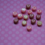 Lot of Pink 6 mm Vintage Buttons