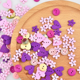 Mix 2-Hole Wooden Buttons