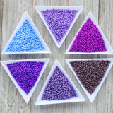 Czech Seed Beads Purple Shades Beads Set