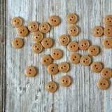 Lot of Beige Flat Dome Vintage Buttons