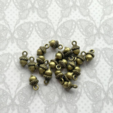 Brass Acorn Charm