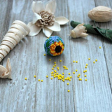 22 mm Beaded Sunflower Bead Tutorial