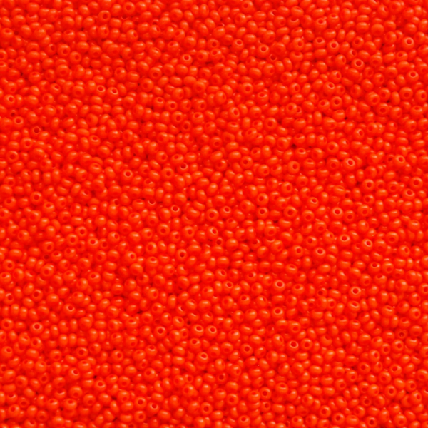 Czech Seed Beads 11/0 in Terra Intensive Orange Color