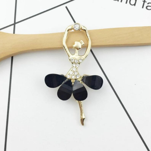 Ballet Dancer Crystal Charm