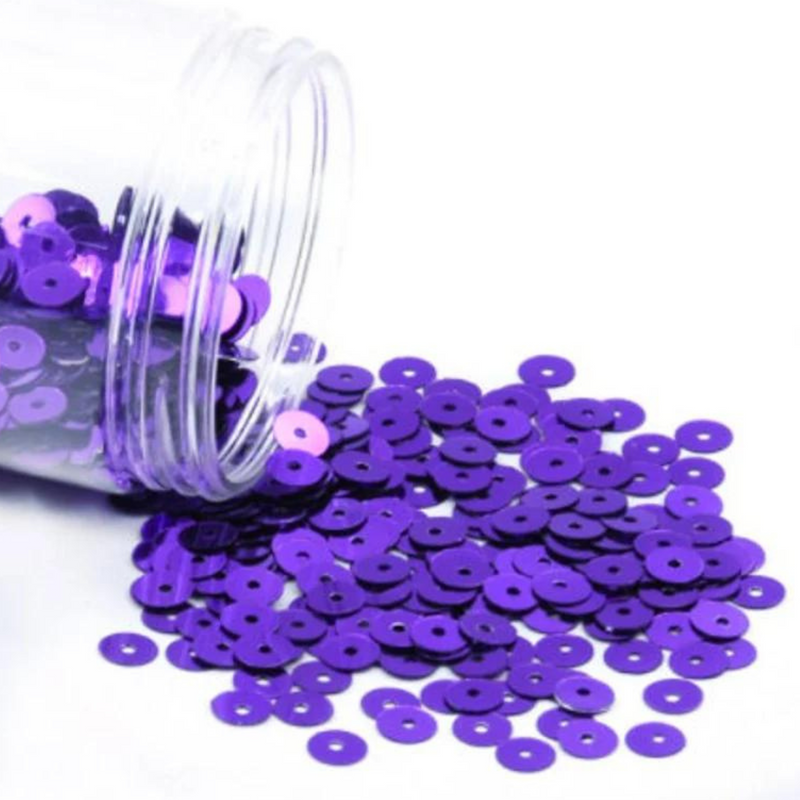 3 & 4 mm Purple Sequins