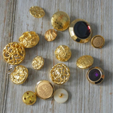 Lot of Gold Vintage Buttons