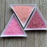 Czech Seed Beads Pink Beads Set