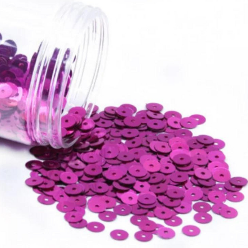 3 & 4 mm Dark Rose Sequins