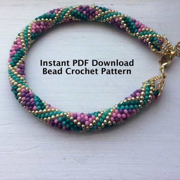 Bead Crochet Geometric Tutorial