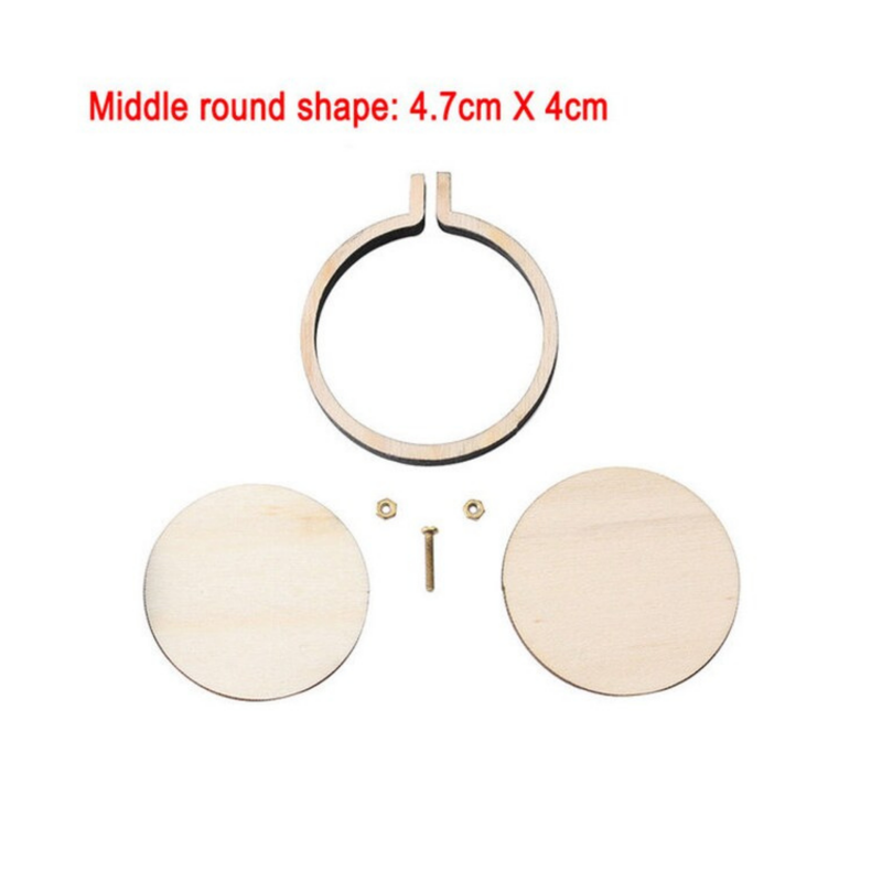 Mini Embroidery Wood Hoops