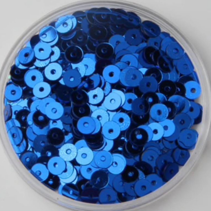 3 & 4 mm Dark Blue Sequins