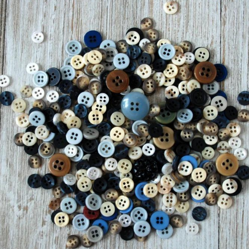 Lot of 7-20 mm Vintage Flat Dome Buttons