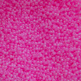 Opaque Dyed Iris Pink Czech Seed Beads, Size 10/0