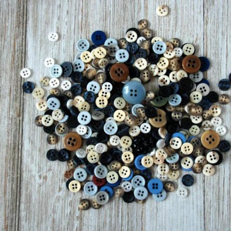 Lot of 7-20 mm Vintage Flat Dome Buttons