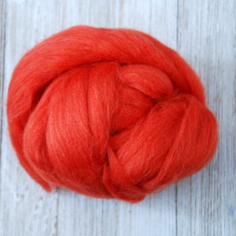 Merino Wool Roving 50 g 21 Microns