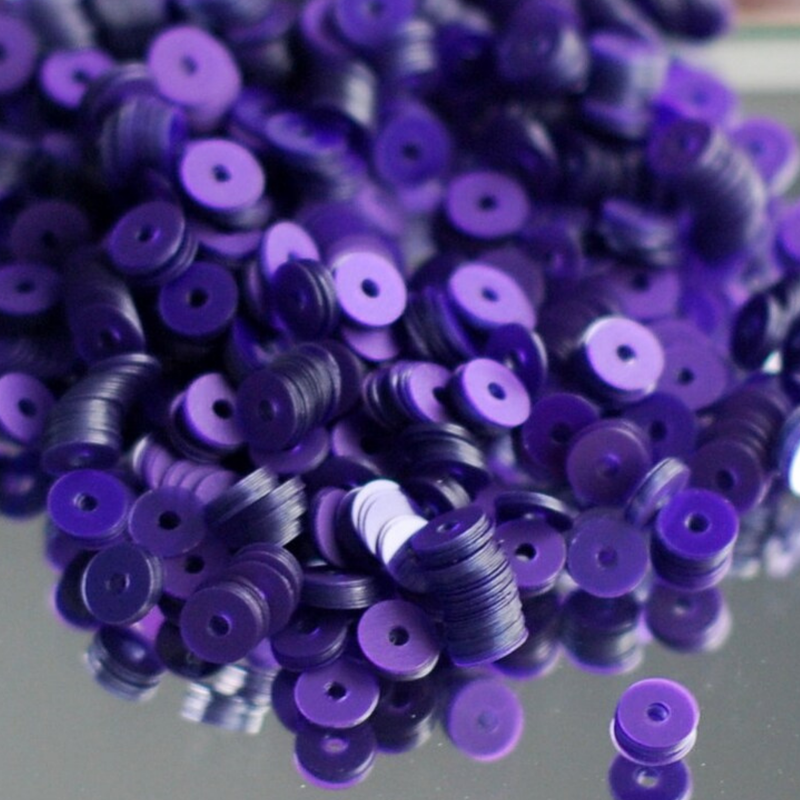 4 mm Purple Embroidery Sequins