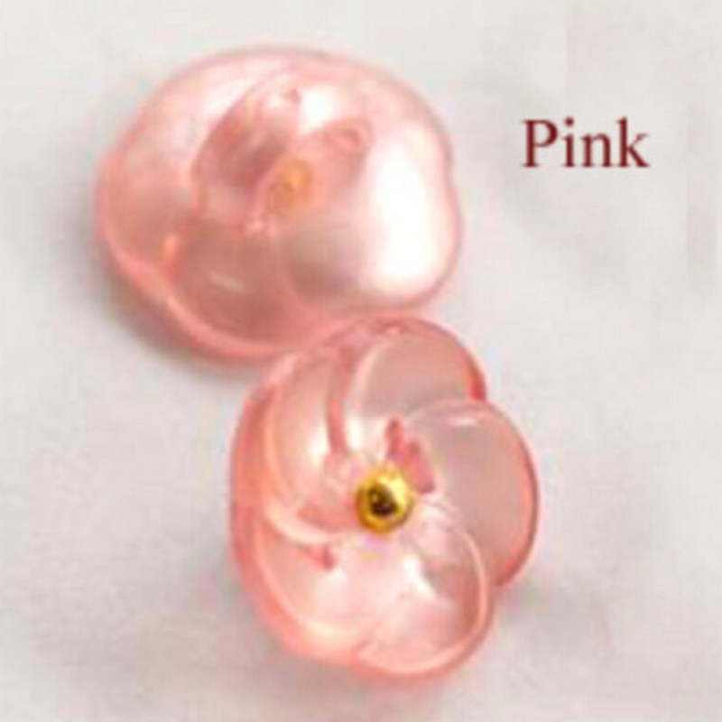 12 mm Flower Blossom Buttons