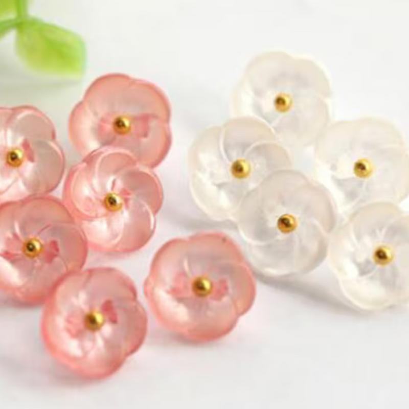 12 mm Flower Blossom Buttons