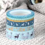 Christmas 6 Rolls Washi Tape