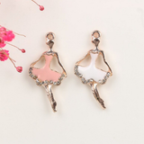 Ballet Dancer Enamel Charm