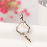 Ballet Dancer Enamel Charm