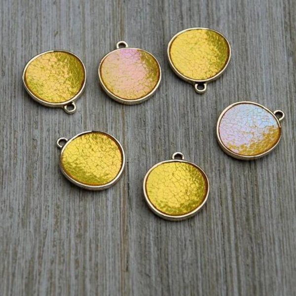 Dragon Skin Circle Charm