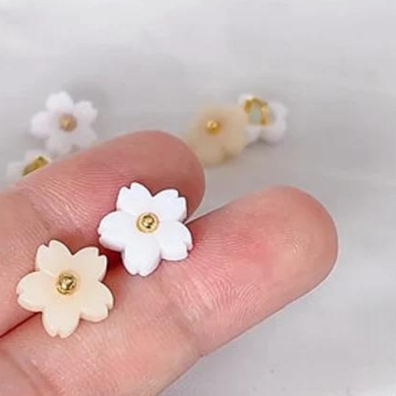 11 mm Flower Blossom Buttons