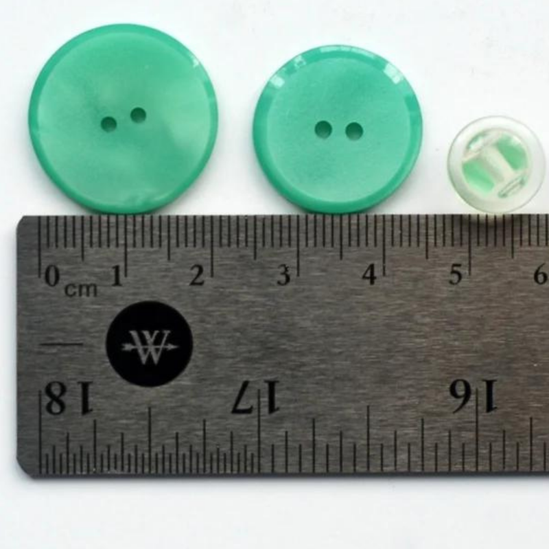 Lot of 12-20 mm Vintage Green Buttons