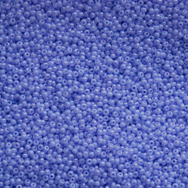 Opaque Purple Rainbow Czech Seed Beads, Size 10/0