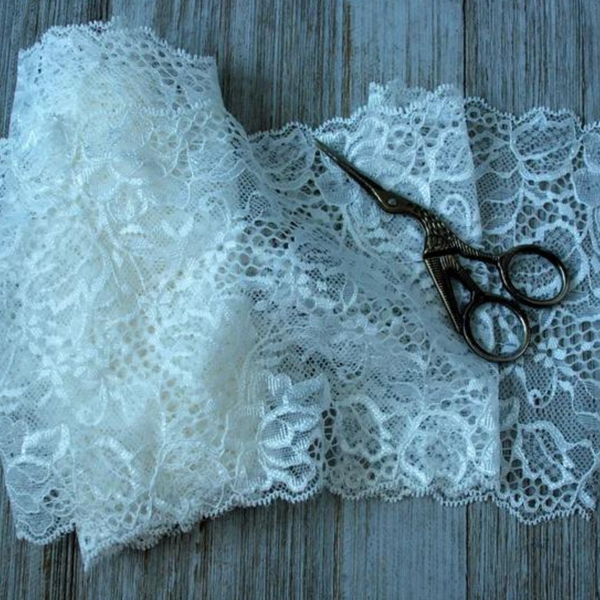 Ivory Vintage Cotton Lace Trim