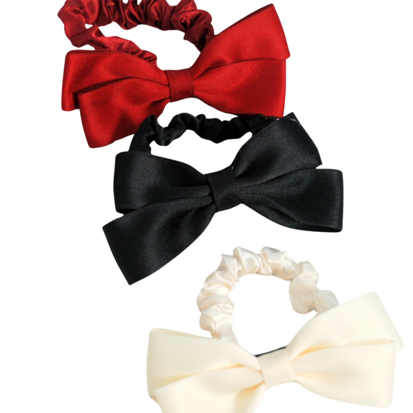 Satin Bow Hair Ties