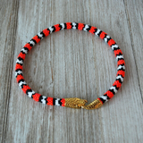 Bead Crochet Coral Snake Necklace/Bracelet Pattern