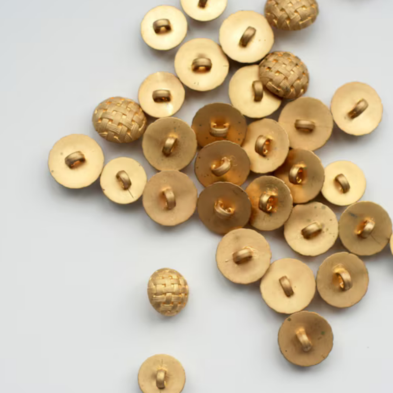 Lot of Gold 20 mm Vintage Buttons