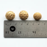 Lot of Gold 20 mm Vintage Buttons