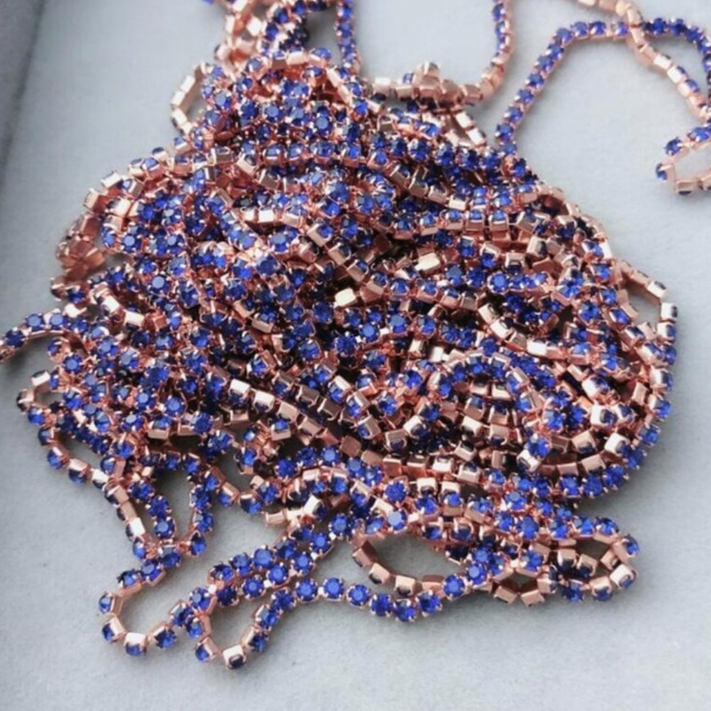 Rose Gold Metal 2 mm Chain