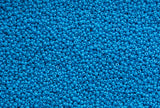 Opaque Blue Rainbow Czech Seed Beads, Size 10/0