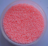 Pink Ceylon Czech Seed Beads, Size 10/0