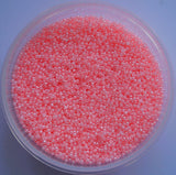 Pink Ceylon Czech Seed Beads, Size 10/0