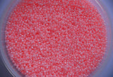 Pink Ceylon Czech Seed Beads, Size 10/0