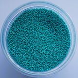 Opaque Turquoise Czech Seed Beads, 10/0