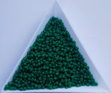 Oily Green Czech Seed Beads, 10/0 (Copy)