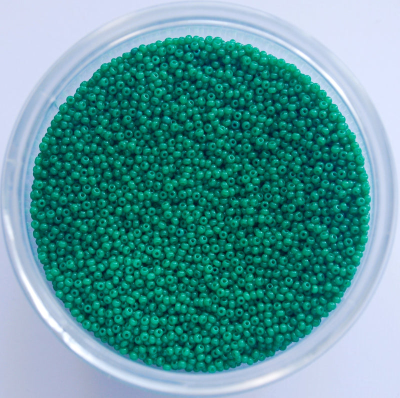 Oily Green Czech Seed Beads, 10/0 (Copy)