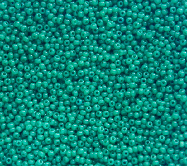 Oily Green Czech Seed Beads, 10/0 (Copy)