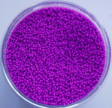 Opaque Dyed Dark Violet Czech Seed Beads, 10/0