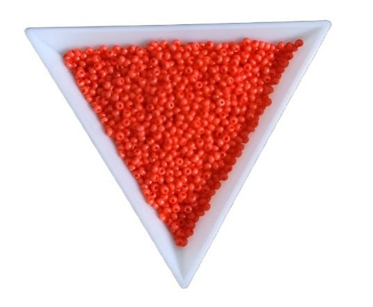 Czech Seed Beads 11/0 in Terra Intensive Orange Color