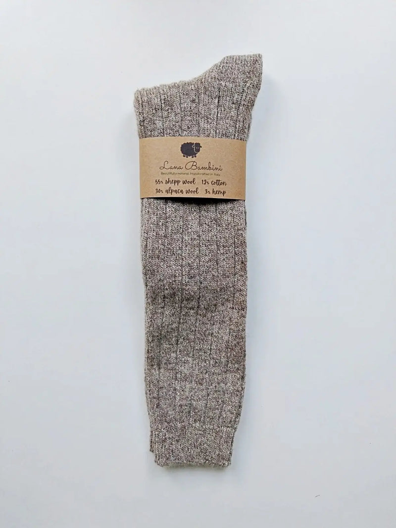 Wool/Alpaca/Cotton/Hemp Adults Socks