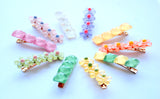 Colorful Plastic Pair Hair Clips