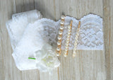 Set of Three Pearls Hair Clips